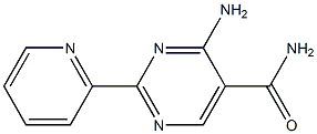 4-AMINO-2-(2-PYRIDYL)PYRIMIDINE-5-CARBOXAMIDE Struktur