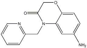 6-AMINO-4-(PYRIDINE-2-YL-METHYL)-1,4-BENZOXAZIN-3(4H)-ONE Struktur