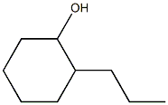 2-propylcyclohexan-1-ol Struktur