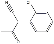 2-(2-CHLOROPHENYL)-3-OXOBUTANENITRILE Struktur