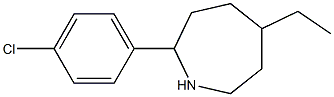 2-(4-CHLOROPHENYL)-5-ETHYLAZEPANE Struktur