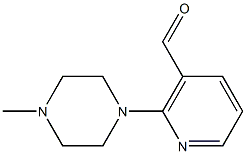 2-(4-METHYLPIPERAZIN-1-YL)NICOTINALDEHYDE Struktur