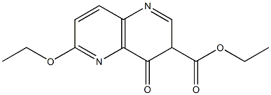 ETHYL 6-ETHOXY-4-OXO-3,4-DIHYDRO-1,5-NAPHTHYRIDINE-3-CARBOXYLATE Struktur