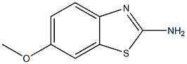 2-Amino-6-methoxybenzonthiazole Struktur