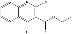 ethyl 2,4-dichloroquinoline-3-carboxylate Struktur