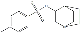 1-azabicyclo[2.2.2]oct-3-yl 4-methylbenzene-1-sulfonate Struktur