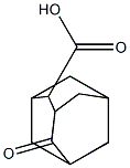 4-oxoadamantane-2-carboxylic acid Struktur