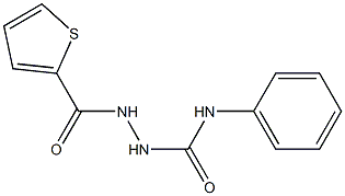 N-phenyl-2-(2-thienylcarbonyl)-1-hydrazinecarboxamide Struktur