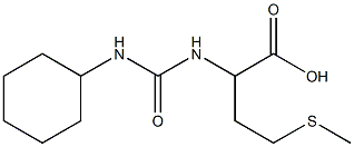 2-{[(cyclohexylamino)carbonyl]amino}-4-(methylthio)butanoic acid Struktur