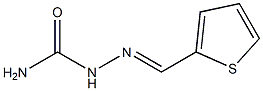 2-(2-thienylmethylidene)hydrazine-1-carboxamide Struktur