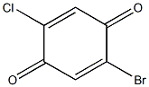 2-bromo-5-chlorobenzo-1,4-quinone Struktur