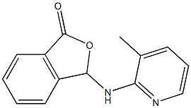 3-[(3-methyl-2-pyridyl)amino]-1,3-dihydroisobenzofuran-1-one Struktur