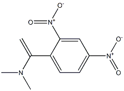 2-(2,4-dinitrophenyl)-N,N-dimethyl-1-ethylenamine Struktur