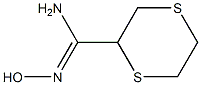 N'-hydroxy-1,4-dithiane-2-carboximidamide Struktur