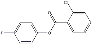 4-fluorophenyl 2-chlorobenzoate Struktur