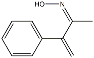 3-phenylbut-3-en-2-one oxime Struktur