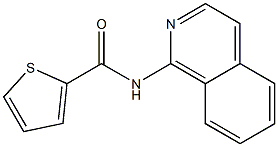 N2-(1-isoquinolyl)thiophene-2-carboxamide Struktur