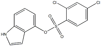 1H-indol-4-yl 2,4-dichlorobenzene-1-sulfonate Struktur