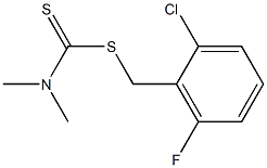 2-chloro-6-fluorobenzyl (dimethylamino)methanedithioate Struktur