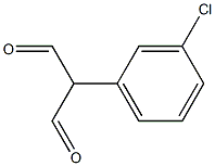 2-(3-chlorophenyl)malonaldehyde Struktur