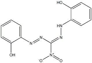 [2-(2-hydroxyphenyl)diaz-1-enyl](nitro)methanone (2-hydroxyphenyl)hydrazone Struktur