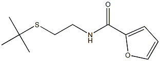 N2-[2-(tert-butylthio)ethyl]-2-furamide Struktur