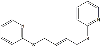 2-{[4-(2-pyridylthio)but-2-enyl]thio}pyridine Struktur