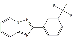 2-[3-(trifluoromethyl)phenyl][1,2,4]triazolo[1,5-a]pyridine Struktur