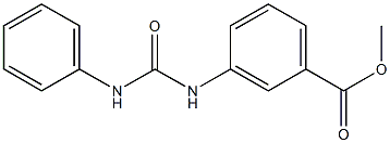 methyl 3-[(anilinocarbonyl)amino]benzoate Struktur