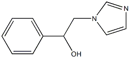 2-(1H-imidazol-1-yl)-1-phenylethan-1-ol Struktur