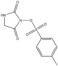 2,5-dioxo-1-imidazolidinyl 4-methylbenzene-1-sulfonate Struktur