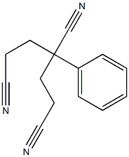 3-phenylpentane-1,3,5-tricarbonitrile Struktur