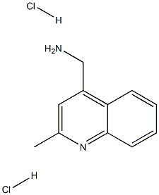 (2-methylquinolin-4-yl)methylamine dihydrochloride Struktur