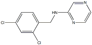 N-(2,4-dichlorobenzyl)-2-pyrazinamine Struktur