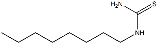 N-octylthiourea Struktur