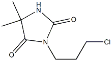 3-(3-chloropropyl)-5,5-dimethylimidazolidine-2,4-dione Struktur