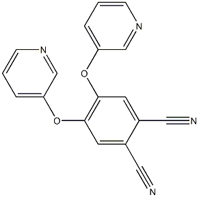 4,5-di(3-pyridyloxy)phthalonitrile Struktur