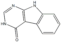 3,9-dihydro-4H-pyrimido[4,5-b]indol-4-one Struktur