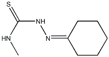 N1-methyl-2-cyclohexylidenhydrazine-1-carbothioamide Struktur