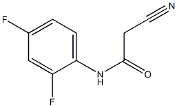 N1-(2,4-difluorophenyl)-2-cyanoacetamide Struktur