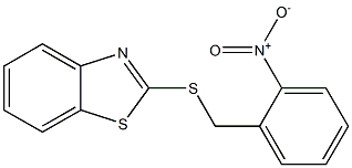 2-[(2-nitrobenzyl)thio]-1,3-benzothiazole Struktur