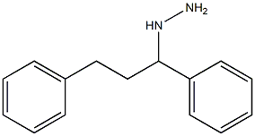 (1,3-diphenylpropyl)hydrazine Struktur