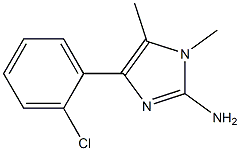 4-(2-chlorophenyl)-1,5-dimethyl-1H-imidazol-2-amine Struktur