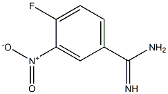 4-fluoro-3-nitrobenzamidine Struktur