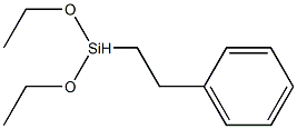 diethoxy(phenethyl)silane Struktur