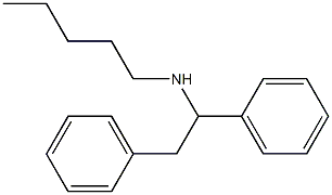 (1,2-diphenylethyl)(pentyl)amine Struktur