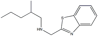 (1,3-benzothiazol-2-ylmethyl)(2-methylpentyl)amine Struktur