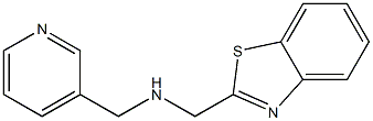 (1,3-benzothiazol-2-ylmethyl)(pyridin-3-ylmethyl)amine Struktur