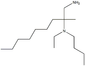 (1-amino-2-methylnonan-2-yl)(butyl)ethylamine Struktur