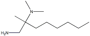 (1-amino-2-methyloctan-2-yl)dimethylamine Struktur